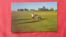 Young Boy Caddy   Golf    Ponderosa Inns  Burley  Idaho         Ref-2602 - Autres & Non Classés