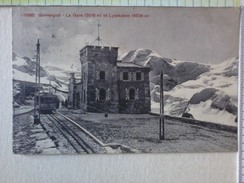 Car.  Zermatt - 1912 -Gornegrat -  La Gare - 3018 M. - Et Lysskamm - 4538 M. - Lyss