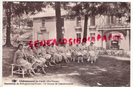 87 - CHATEAUNEUF LA FORET -SANATORIUM DE BELLEGARDE LES FLEURS- UN GROUPE DE CONVALESCENTES  HOPITAL - Chateauneuf La Foret