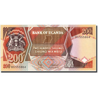 Billet, Uganda, 200 Shillings, 1991, 1991, KM:32b, NEUF - Uganda