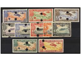 (*) ESPAÑA. Ed.339/48MT. SERIE COMPLETA, Taladros MUESTRA.  Cat. 126€. - Other & Unclassified