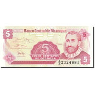 Billet, Nicaragua, 5 Centavos, 1991-1992, Undated (1991), KM:168a, NEUF - Nicaragua