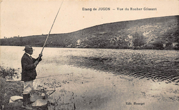 Jugon - Vue Du Rocher Glissant - Pêcheur - Jugon-les-Lacs