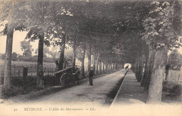 CPA 62 BETHUNE L ALLEE DES MARRONNIERS Dos Simple - Bethune