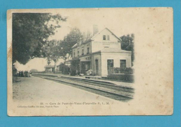 CPA 29 - Chemin De Fer Gare P. L. M. De PONT-DE-VAUX 01 - Pont-de-Vaux