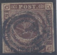 Danemark : N° 2 Oblitéré Année 1851 - Used Stamps