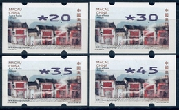 MACAU / MACAO (2016). ATM Nagler - Ruas E Ruelas Antigas - Reprinting 2016 - JES REIMP 2016 - Serie / Set - Automaten