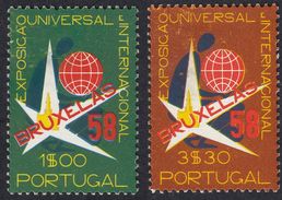 PORTOGALLO PORTUGAL - 1958 - Serie Completa Composta Da Due Valori Nuovi MNH Yvert 843/844. - Ungebraucht