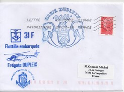 Flottille 31 F Fregate Dupleix  2009 - 1960-.... Lettres & Documents