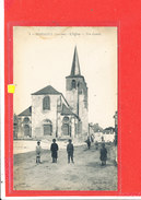 80 OISEMONT Cpa Animée L ' Eglise        1 Catala - Oisemont