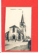 80 OISEMONT Cpa Animée L ' Eglise         Edit Borel - Oisemont