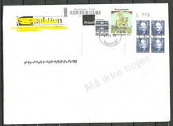 DENMARK Dänemark 2017 Cover To Estonia Queen Margrethe As 4-block Etc - Cartas & Documentos