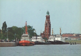 Tugboats In Port.  Bremerhaven.  Germany.  # 06342 - Sleepboten