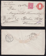 Brazil 1894 Uprated Stationery EN 4 PARANA To BERLIN Via LISBOA Attractive - Covers & Documents