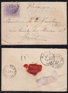 Brazil 1894 Cover 200R Cruzeiro PETROPOLIS To GAND Belgium - Covers & Documents