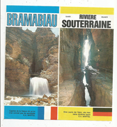 Dépliant Touristique , ABIME DE BRAMABIAU , Gard , Rivière Souterraine , 6 Pages ,  2 Scans , Frais Fr : 1.55 Euros - Dépliants Turistici