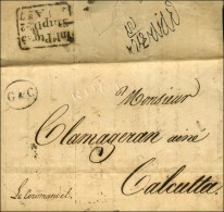 Lettre Avec Texte Daté De Bordeaux Le 22 Juillet 1829 Adressée à Calcutta, Au Verso Divers... - Andere & Zonder Classificatie