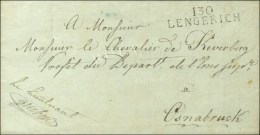 130 / LENGERICH Sur Lettre Avec Texte Non Daté. - SUP. - 1792-1815: Départements Conquis