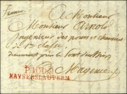 P. 100. P. / KAYSERSLAUTERN Rouge. An 13. - SUP. - 1792-1815: Dipartimenti Conquistati