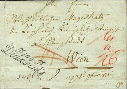 P. 100. P. / Deux Ponts Sur Lettre Pour Vienne. 1812. - SUP. - R. - 1792-1815: Veroverde Departementen