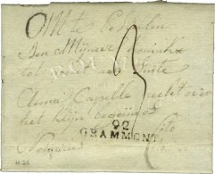 92 / GRAMMONT (33 Mm). 1809. - TB / SUP. - 1792-1815: Dipartimenti Conquistati