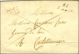 85 / Lavit + P.P. Rouge Sur Lettre Avec Texte Daté 1843. - TB / SUP. - R. - Andere & Zonder Classificatie