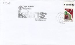 5301FM- UNIVERSITY SYMPOSIUM, SPECIAL POSTMARK ON COVER, ENVIRONEMENT PROTECTION STAMP, 2011, TURKEY - Briefe U. Dokumente