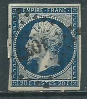 Timbre France Type II Napoléon III Oblitéré N° 14b - 1852 Luis-Napoléon