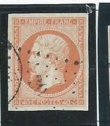 Timbre France Type II Napoléon III Oblitéré N° 16 - 1852 Luis-Napoléon