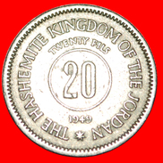 § GREAT BRITAIN: JORDAN ★ 20 FILS 1368-1949! ABDULAH I Ibn Al-HUSSEIN (1946-1951) LOW START★ NO RESERVE! - Jordanie