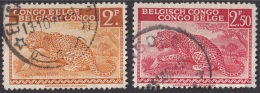 199 Congo Belga 1942 Leopardo Leopard Belge Belgisch Belgian Used - 1884-1894