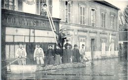 92 - VILLENEUVE La GARENNE - Inondation 1910 - Ravitaillement - Villeneuve La Garenne