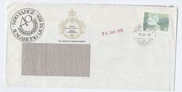 1978 LIECHTENSTEIN  COVER Stamps  Royalty Event Advert - Cartas & Documentos