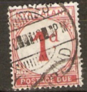 Nyasaland 1950 SG D1 1d Postage Due Fine Used - Nyasaland (1907-1953)