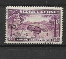 SIERRA LEONE        -      1938 King George VI - Free Town     USED - Sierra Leone (...-1960)