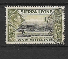 SIERRA LEONE        -1938 King George VI - Rice Harvest   USED - Sierra Leone (...-1960)