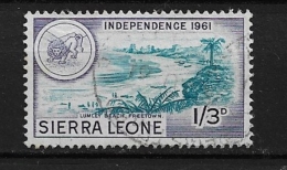 SIERRA LEONE    1961 Independence USED - Sierra Leone (...-1960)