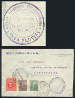 Cover Sent From Buenos Aires To Montevideo On 16/OC/1915 With Argentine Postage Of 5c. (2c.+3c. Plowman) And... - Otros & Sin Clasificación