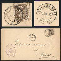 Letter (printed Matter) Sent From Pila To Tandil On 28/JA/1891 Franked With 1c. "Sudamericana", With The Very Rare... - Otros & Sin Clasificación