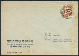 8 Covers Used In 1948, Franked With 24Pf. Stamps With Varied Overprints Of The Soviet Occupation Zone After The... - Otros & Sin Clasificación