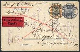 Postal Card Posted By Express Mail In Königsberg On 26/DE/1904 And Returned To Sender, VF And Interesting! - Lettres & Documents