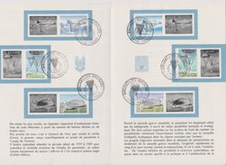 Feuillet Poste FDC 1133 à 1138 Parachutisme - 1951-1960