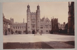 170617 - 2 PHOTOS Anciennes - ROYAUME UNI ANGLETERRE - BERKSHIRE - ETON Quadrangle College Chapel - Sonstige & Ohne Zuordnung