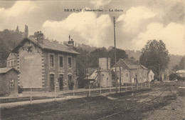 BRAY LU (95)  LA GARE - Bray-et-Lû