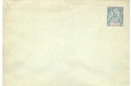 Entier Enveloppe Type Groupe 15 Cent Gd Format «Golfe Du Bénin» - Briefe U. Dokumente