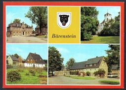 A5013 - Alte MBK Ansichtskarte - Bärenstein - Rathaus NDPD Heim - Platz Junge Pioniere - Karpf  TOP - Königswalde