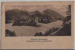 Reichenau (Graubünden) Zusammenfluss Des Vorder- Und Hinterrheins - Photo: Chr. Meisser - Hinterrhein