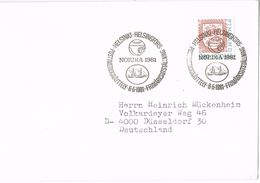 24667. Carta HELSINKI (Finlandia) 1981. Philatelic NORDIA 1981 - Covers & Documents