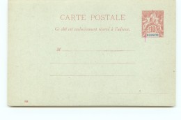Entier  Carte-postale   Groupe 10 Cent Carmin Datée Neuve - Cartas & Documentos