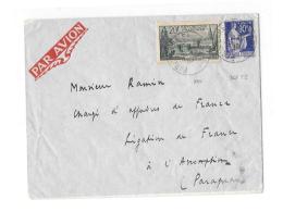 PARIS – Bureau  « Gare Saint Lazare »LSE  - Affrancht. P.A. « PARAGUAY » à 20F.90 (21.8.19 - 1927-1959 Lettres & Documents
